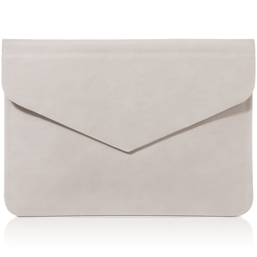 Xardi Grey large celebrity flat envelope clutch bag