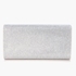 Picture of Xardi Silver Medium Glitter Clutch Bag