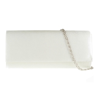 Picture of Xardi Ivory   satin Clutch bag 