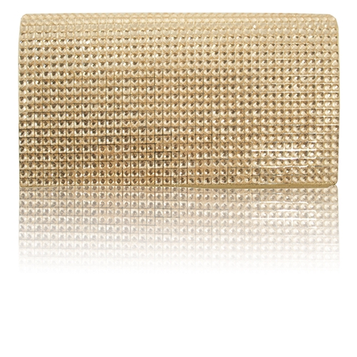Picture of Xardi Gold Sparkling Diamante Clutch 