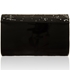 Picture of Xardi Black Sequined Patent Clutch