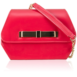 Picture of Xardi Shimmer Rose Saddle Style Evening Handbag