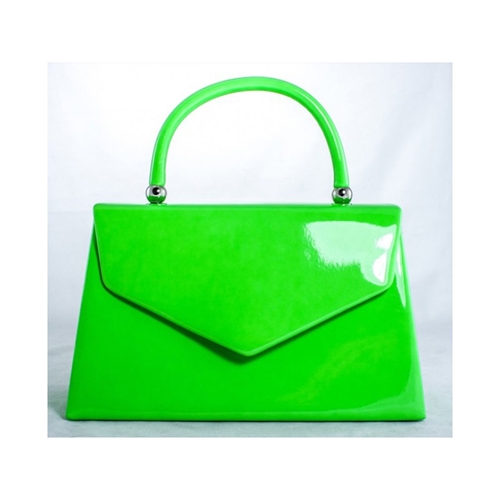 Picture of Xardi Green Top Handle Ladies Handbag Clutch