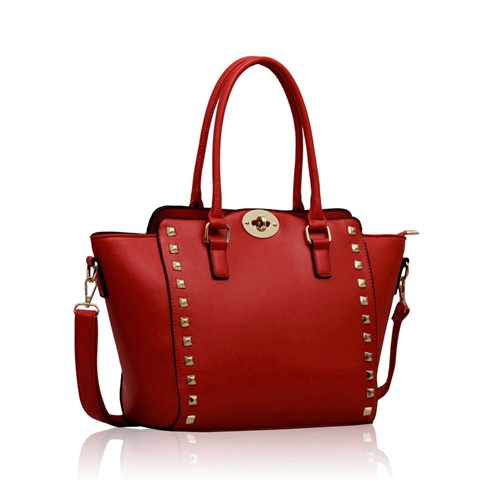 Picture of Xardi Red Meiudm Faux Leather Designer Tote