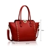 Picture of Xardi Red Meiudm Faux Leather Designer Tote