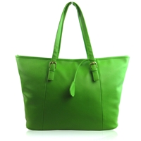 Picture of Xardi Green Large Faux Leather Tote Shopper
