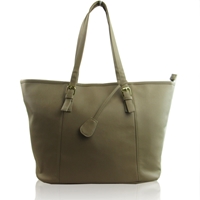 Picture of Xardi Beige Large Faux Leather Tote Shopper