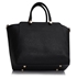 Picture of Xardi Black/White turn lock designer handbags