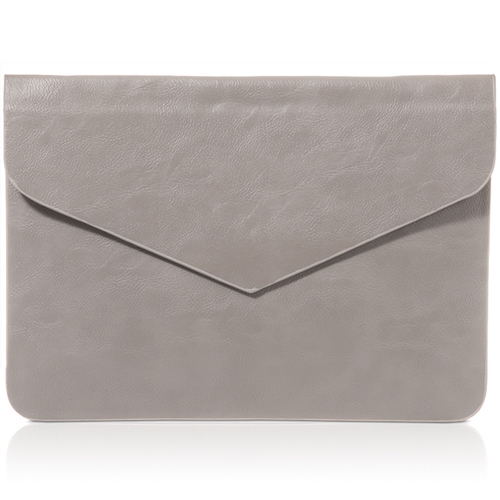 Picture of Xardi Grey large celebrity flat envelope clutch bag