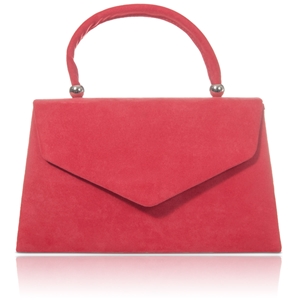 Picture of Xardi coral Handheld Faux Suede Leather bag