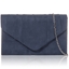 Picture of Xardi Navy Faux Suede Leather Women Clutch 
