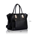 Picture of Xardi Black Large Pocket Tote Shopper Bag