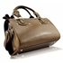 Picture of Xardi Nude polished faux leather barrel bag