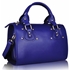 Picture of Xardi Blue matt Faux Leather Barrel Bag