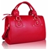 Picture of Xardi Red matt Faux Leather Barrel Bag