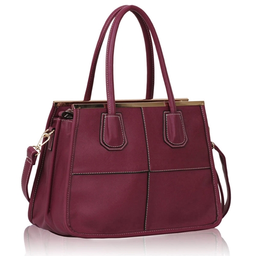 Picture of Xardi Plum Ladies Day Office Handbag