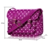 Picture of Xardi Purple 14 Women College Girl Polka Dots Satchel