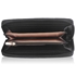 Picture of Xardi Black Wristlet Large Ladies Faux Leather Wallet