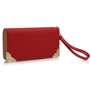 Picture of Xardi Red Zip Up Women Coin Card Purses