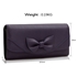 Picture of Xardi Navy Trifold Faux Leather Ladies Wallet