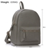 Picture of Xardi Grey Medium Kid School Backpack