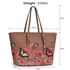 Picture of Xardi Nude Large Blosson Floral Tote Bag