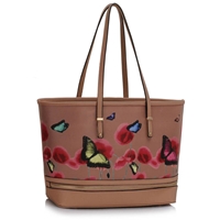 Picture of Xardi Nude Extra Large Floral Women Tote 