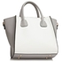 Picture of Xardi Grey/White Two toned synthetic tote shopper 