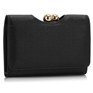 Picture of Xardi Black Small Faux Leather Matinee Purse