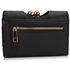 Picture of Xardi Black Small Faux Leather Matinee Purse