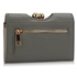 Picture of Xardi Grey Small Faux Leather Matinee Purse