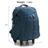 Picture of Xardi Navy Wheely Canvas Unisex Backpack