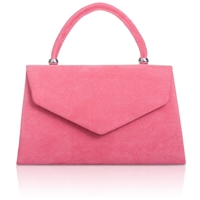 Picture of Xardi Blush Handheld Faux Suede Leather bag
