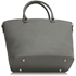Picture of Xardi London Grey/White  Style 2 Multi Large Leatherette Tote Bag