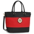 Picture of Xardi London Black/Red Style 2 Multi Large Leatherette Tote Bag