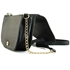 Picture of Xardi London Black Small Plain Leather Style Across Body Bag