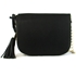 Picture of Xardi London Black Small Plain Leather Style Across Body Bag