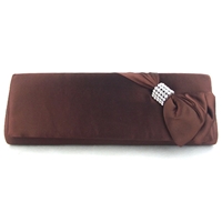 Picture of Xardi London Coffee Bow Detailed Evening Bag