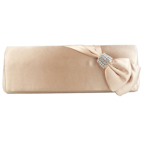 Picture of Xardi London Gold Bow Detailed Evening Bag