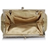 Picture of Xardi Nude Bridal Satin Wedding Slouch Clutch 