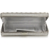 Picture of Xardi London Silver Glitter Flat Envelope Evening Bag