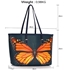 Picture of Xardi London Navy Butterfly Large Blossom Floral Tote Bag