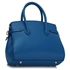 Picture of Xardi London Blue/Orange Leathertte Padlock Tote Handbag