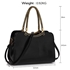 Picture of Xardi London Black Patent Medium Ladies Handbag