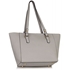 Picture of Xardi London Grey/White 12 Large Synthetic Tote Bag