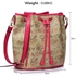 Picture of Xardi London Beige Iconic Fashion Synthetic Drawstring Shoulder Bag