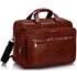 Picture of Xardi London Brown Unisex Top loader Business Brief Case