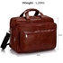 Picture of Xardi London Brown Unisex Top loader Business Brief Case