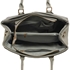 Picture of Xardi London Grey Embossed Patent Leather Shoulder Bag