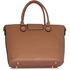 Picture of Xardi London Nude Embossed Bow Charm Patent Tote Bag